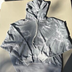 American Eagle Outfitters Gray Camo Hoodie